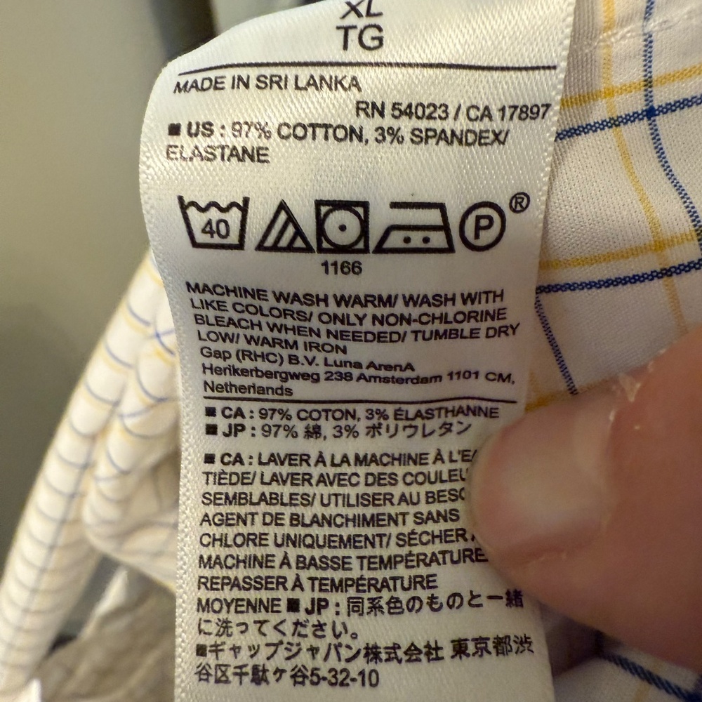 Banana Republic Men's Dress Shirt Untucked Fit - Picture 4 of 4